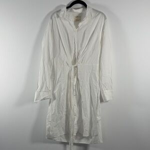 NWOT Unsubscribed White Mini Shirt Dress